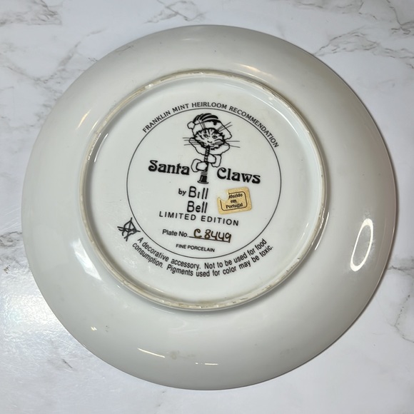 Cat Plates 6 of The Cutest Cat 😻Plates You’ll Ever Find! MeeYoww! Franklin Mint - Picture 5 of 17